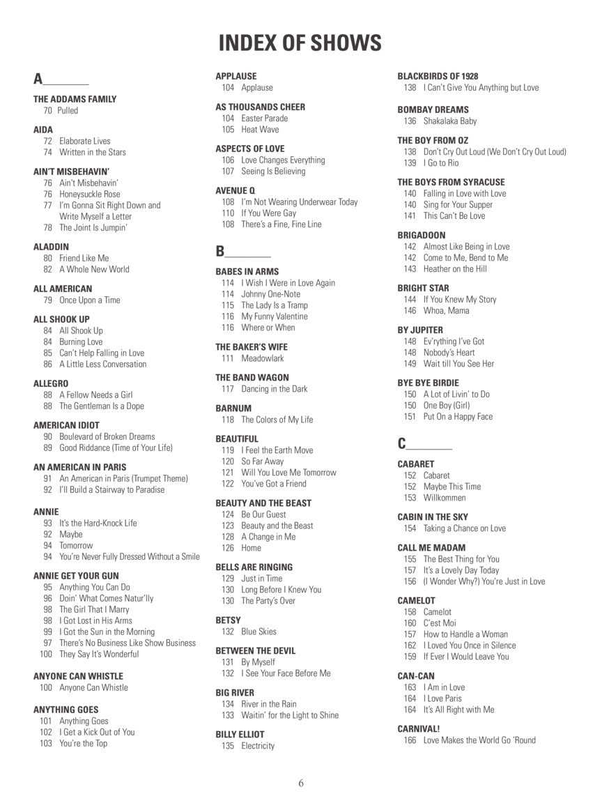 New Broadway Fake Book, The