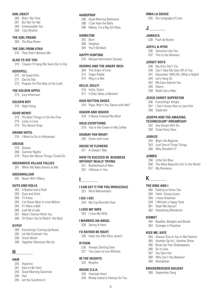 New Broadway Fake Book, The