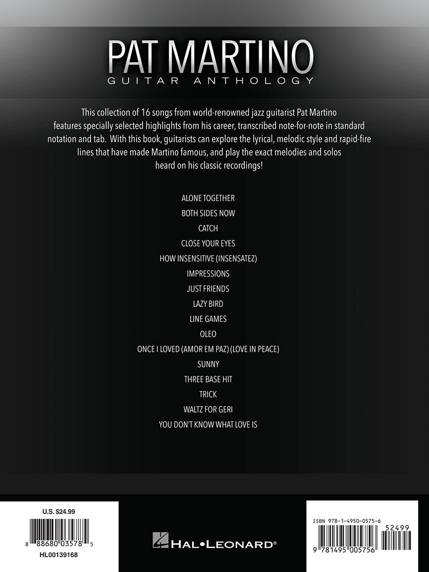 Pat Martino Guitar Anthology