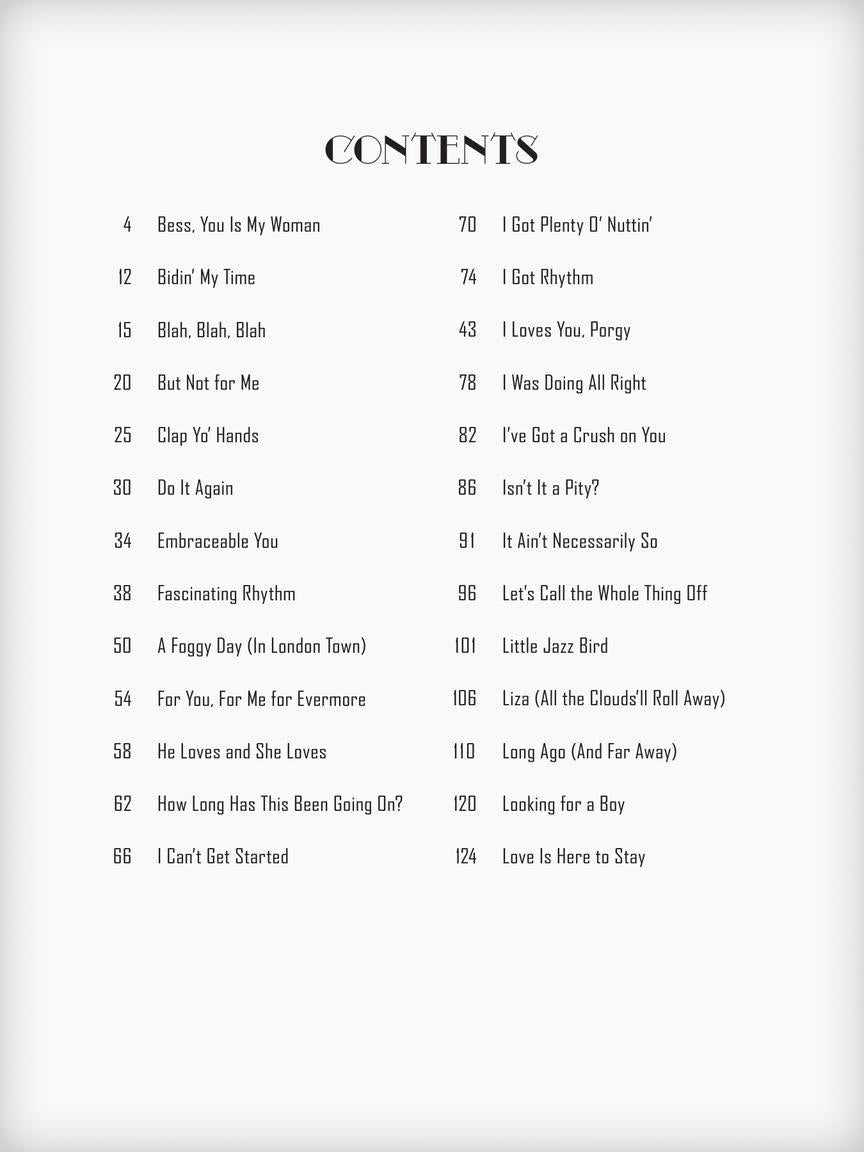 Gershwin: Gershwin Songbook, The 50 Treasured Songs