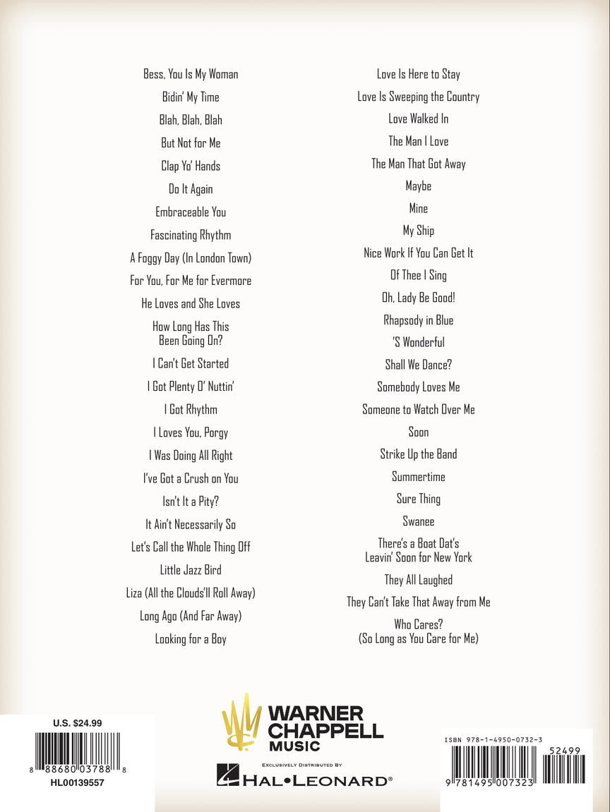 Gershwin: Gershwin Songbook, The 50 Treasured Songs