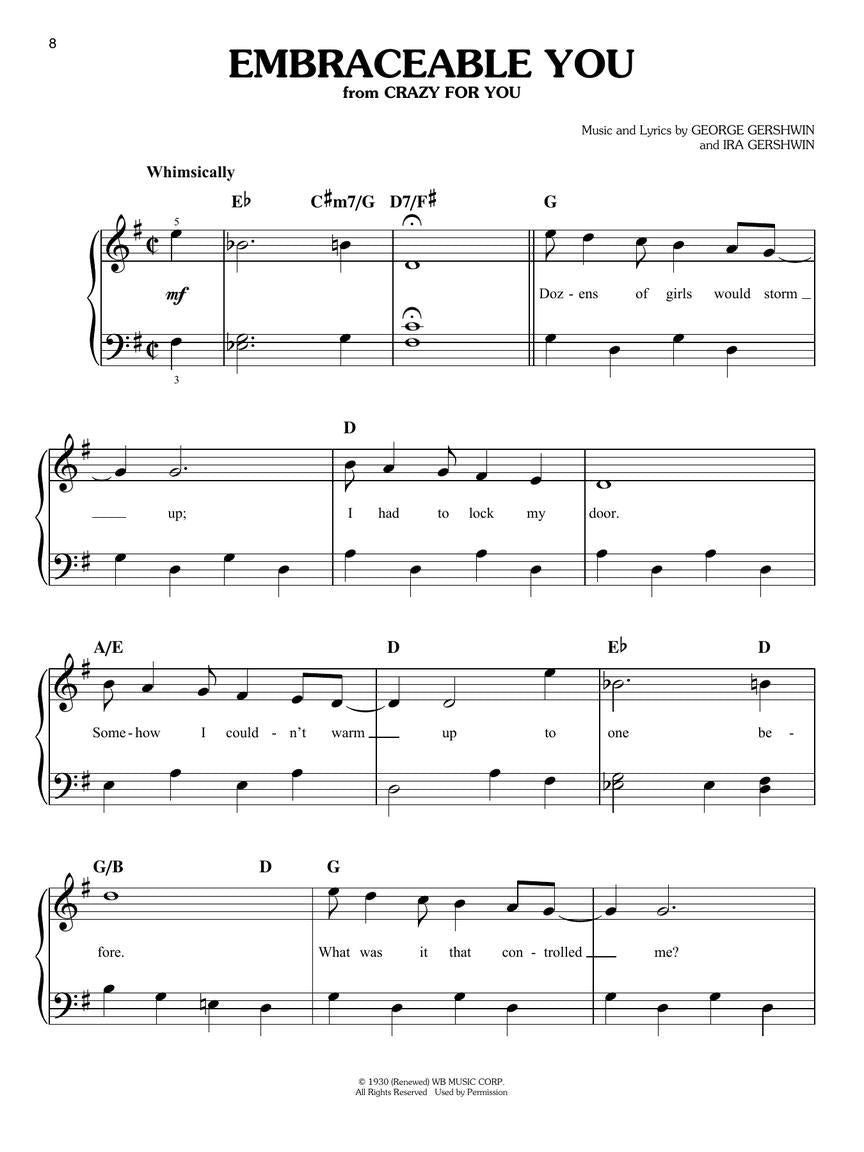 Gershwin: Gershwin For Easy Piano