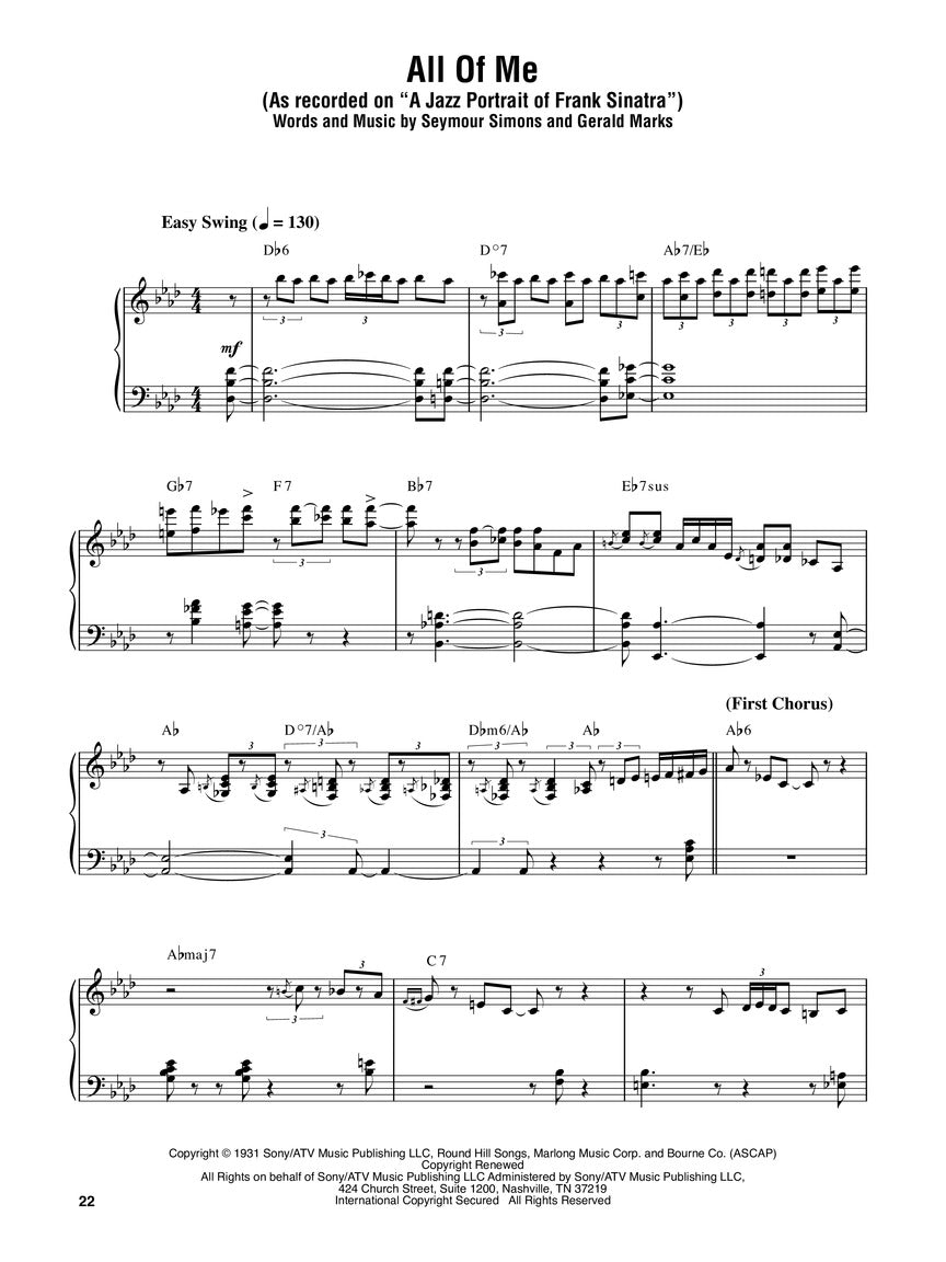 Peterson, Oscar - Omnibook for Piano