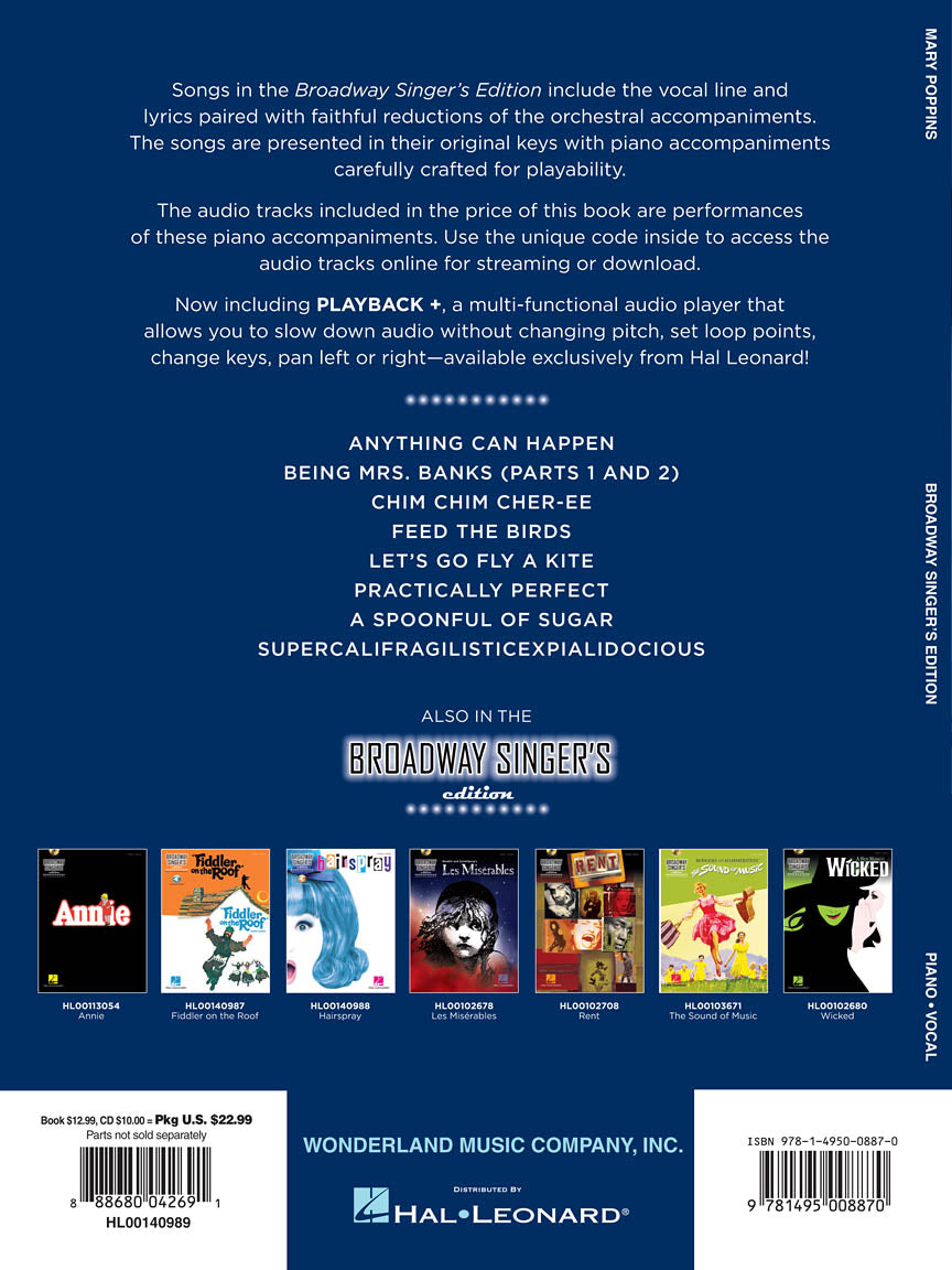 Mary Poppins - Broadway Singer's Edition