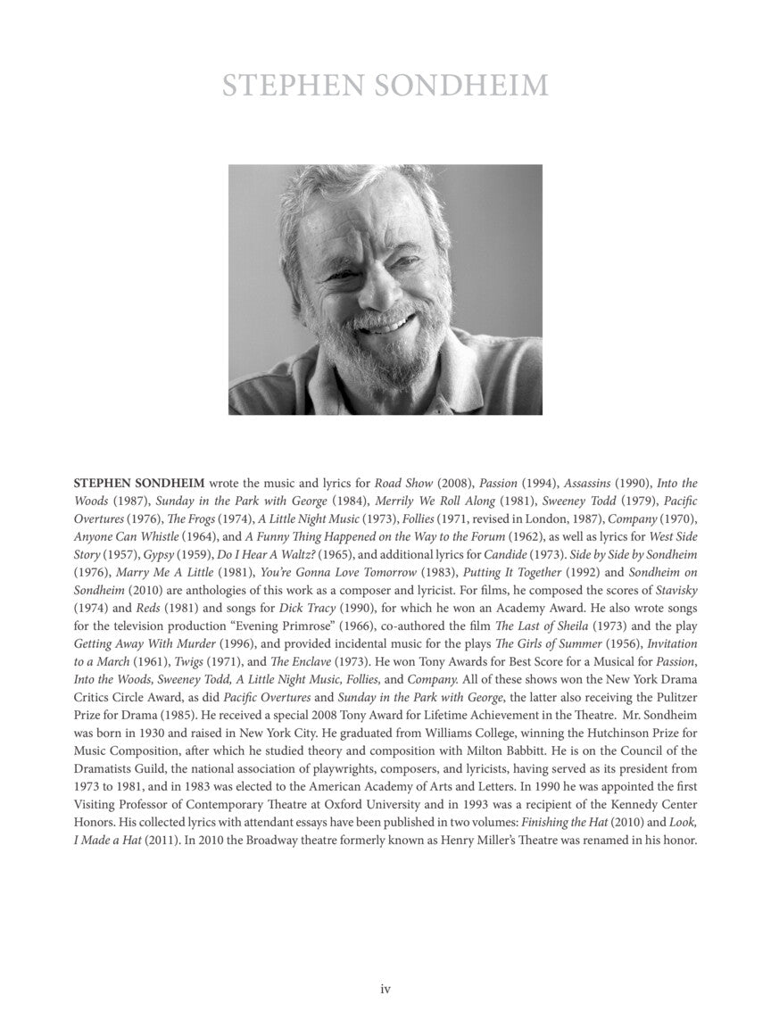Sondheim Almost Unknown