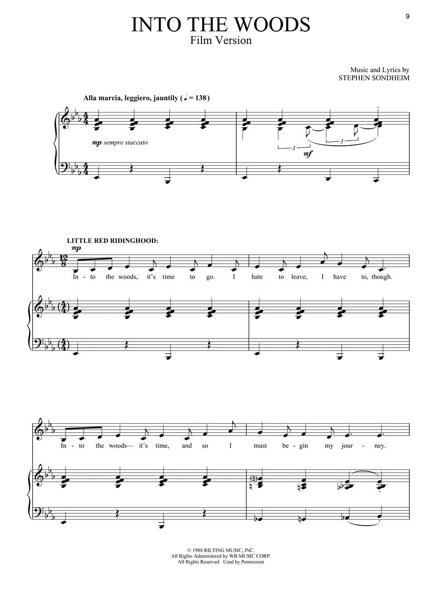 Into the Woods - Movie Vocal Selections