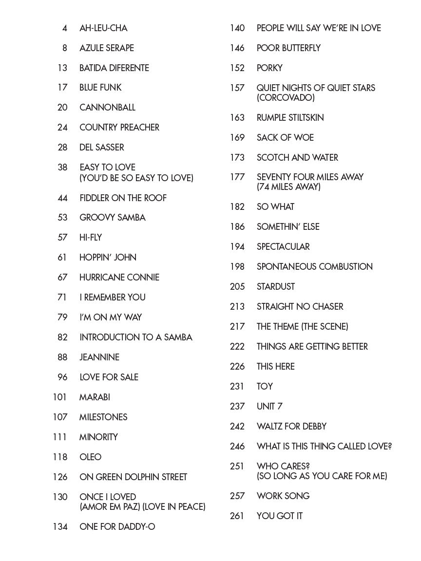 Adderley: Omnibook for C Instruments