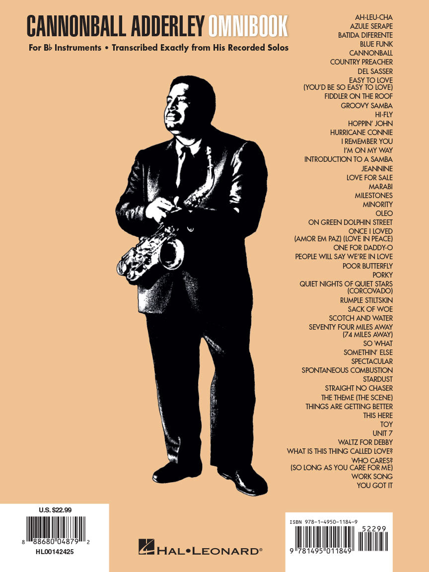 Adderley: Omnibook for B-flat Instruments