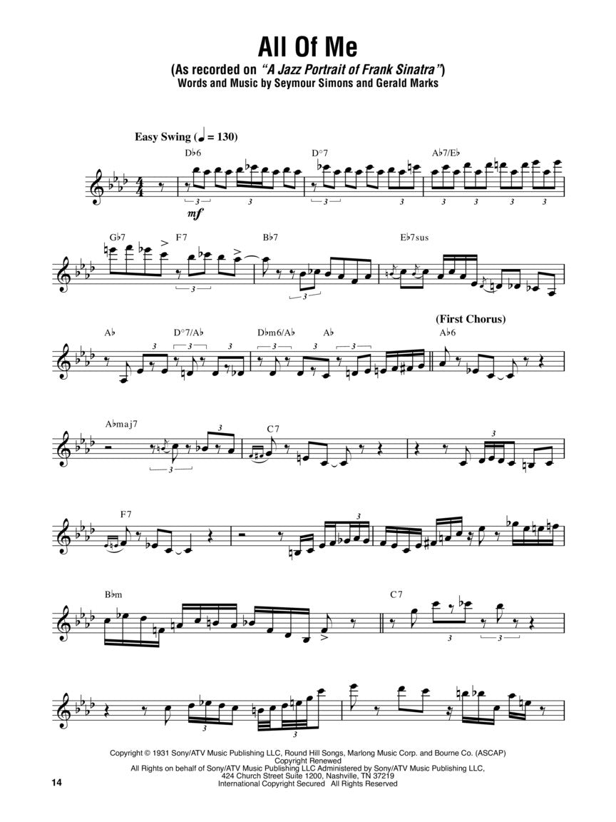 Peterson, Oscar - Omnibook for Single Line Bass Clef Instruments