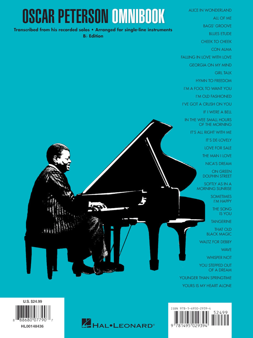 Peterson, Oscar - Omnibook for Single Line B-flat Instruments