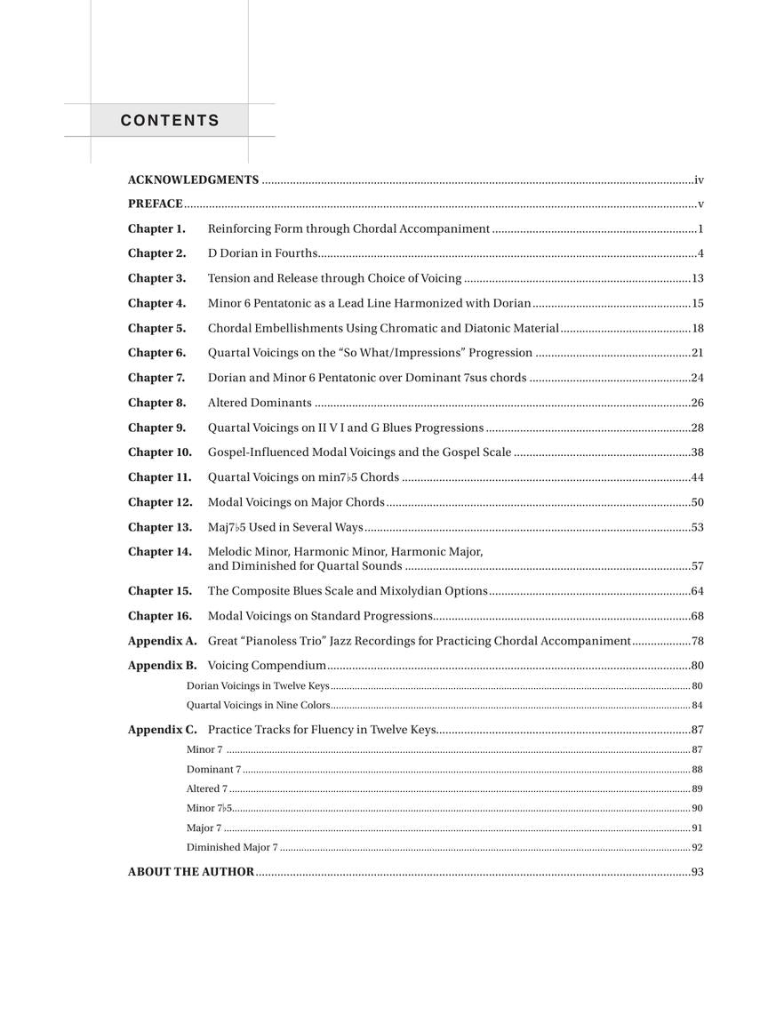 Modal Voicing Techniques for Guitar