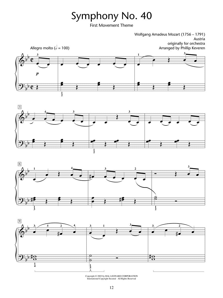 Classical Themes - Level 5 (Hal Leonard Student Piano Library)
