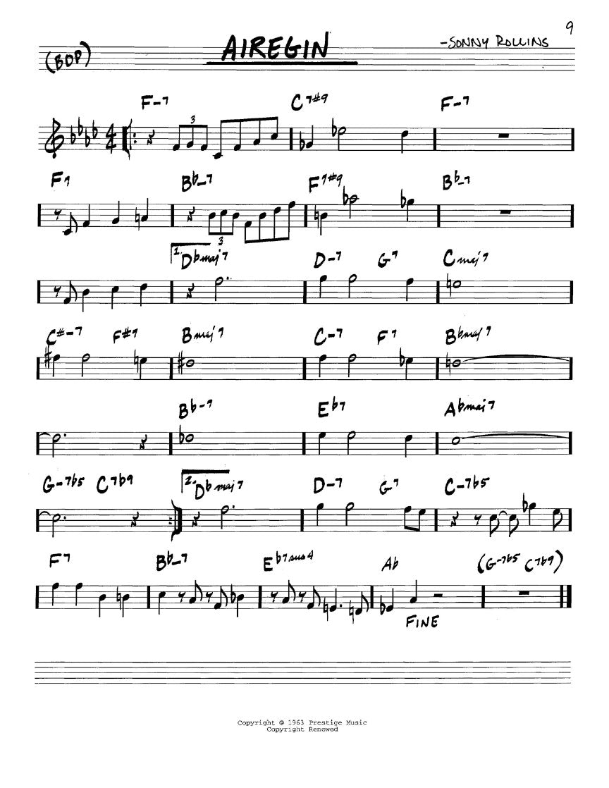 Real Bebop Book C Edition