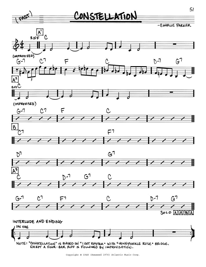 Real Bebop Book C Edition