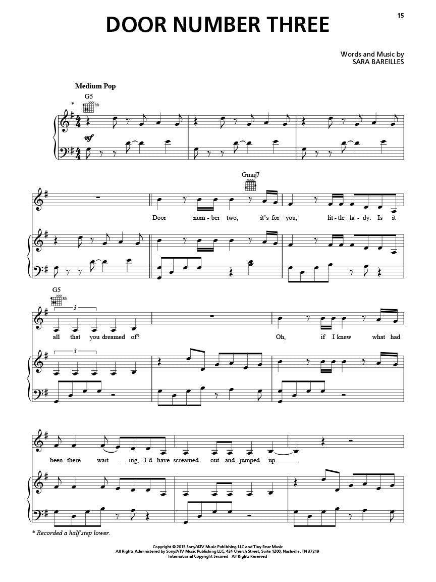 Bareilles What's Inside: Songs from Waitress