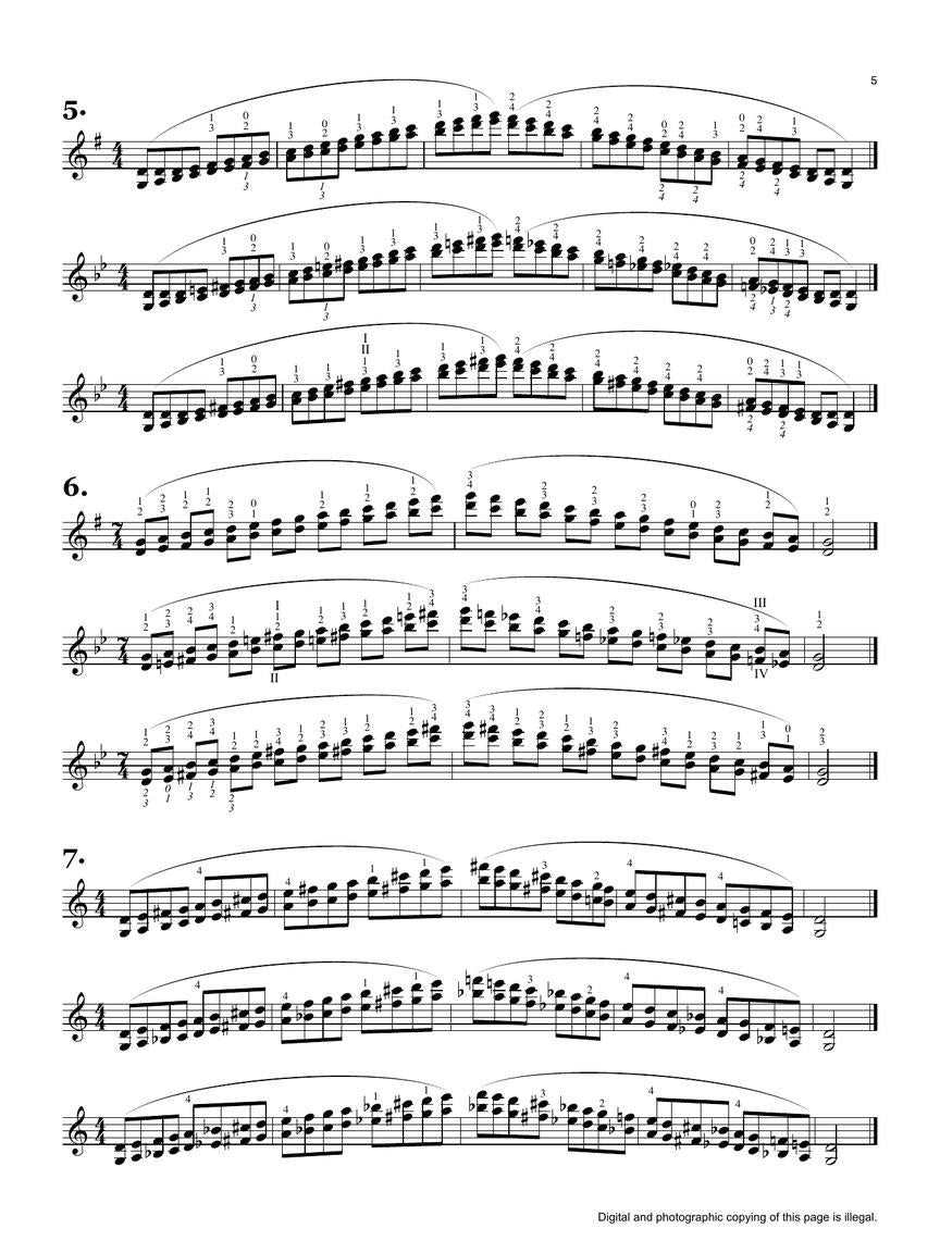 Heifetz The Scale Book for Violin