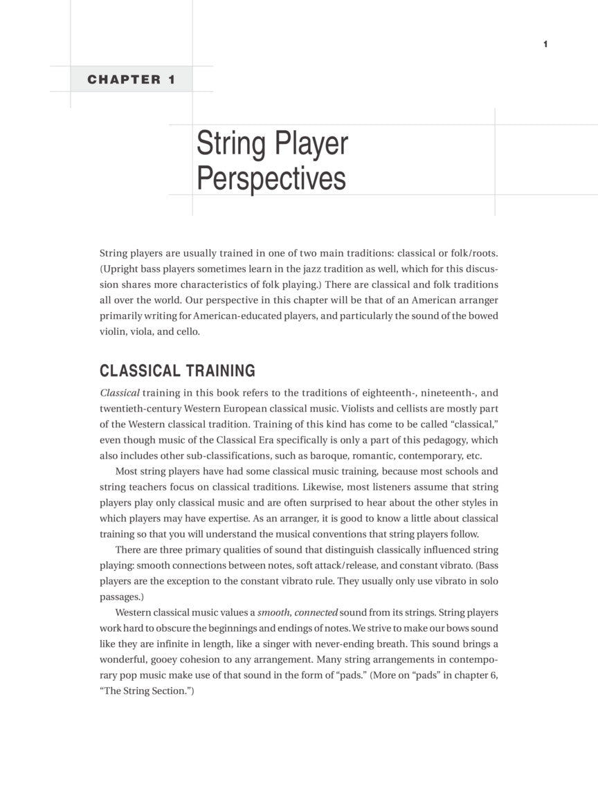 Arranging for Strings