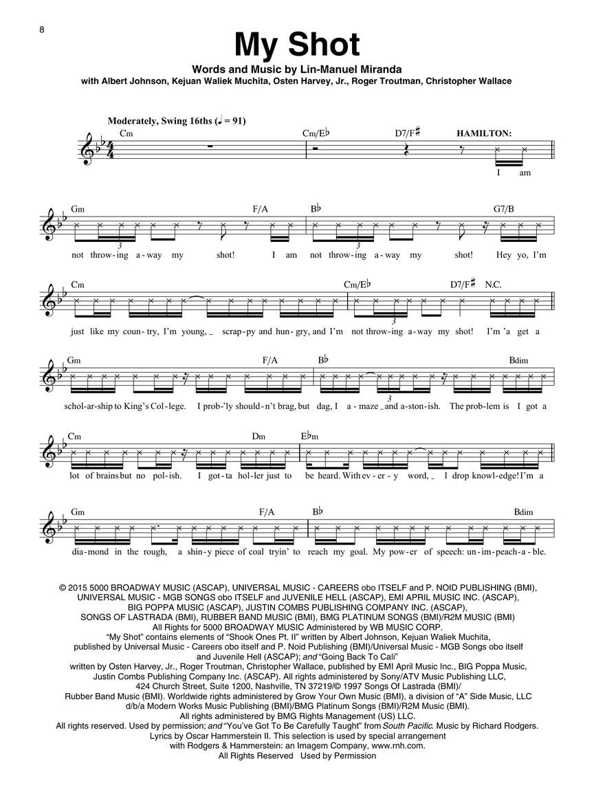 Hamilton - Music Minus One