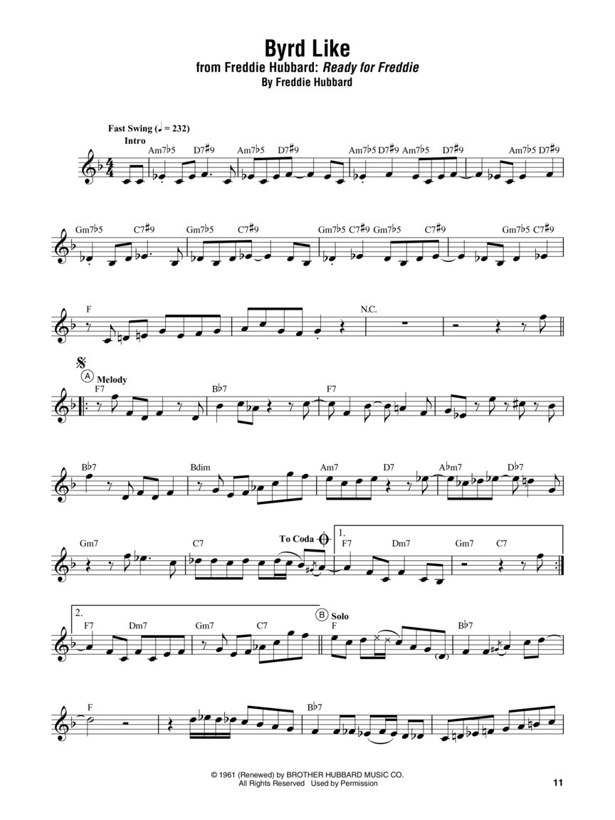 Trumpet Omnibook For B-Flat Instruments