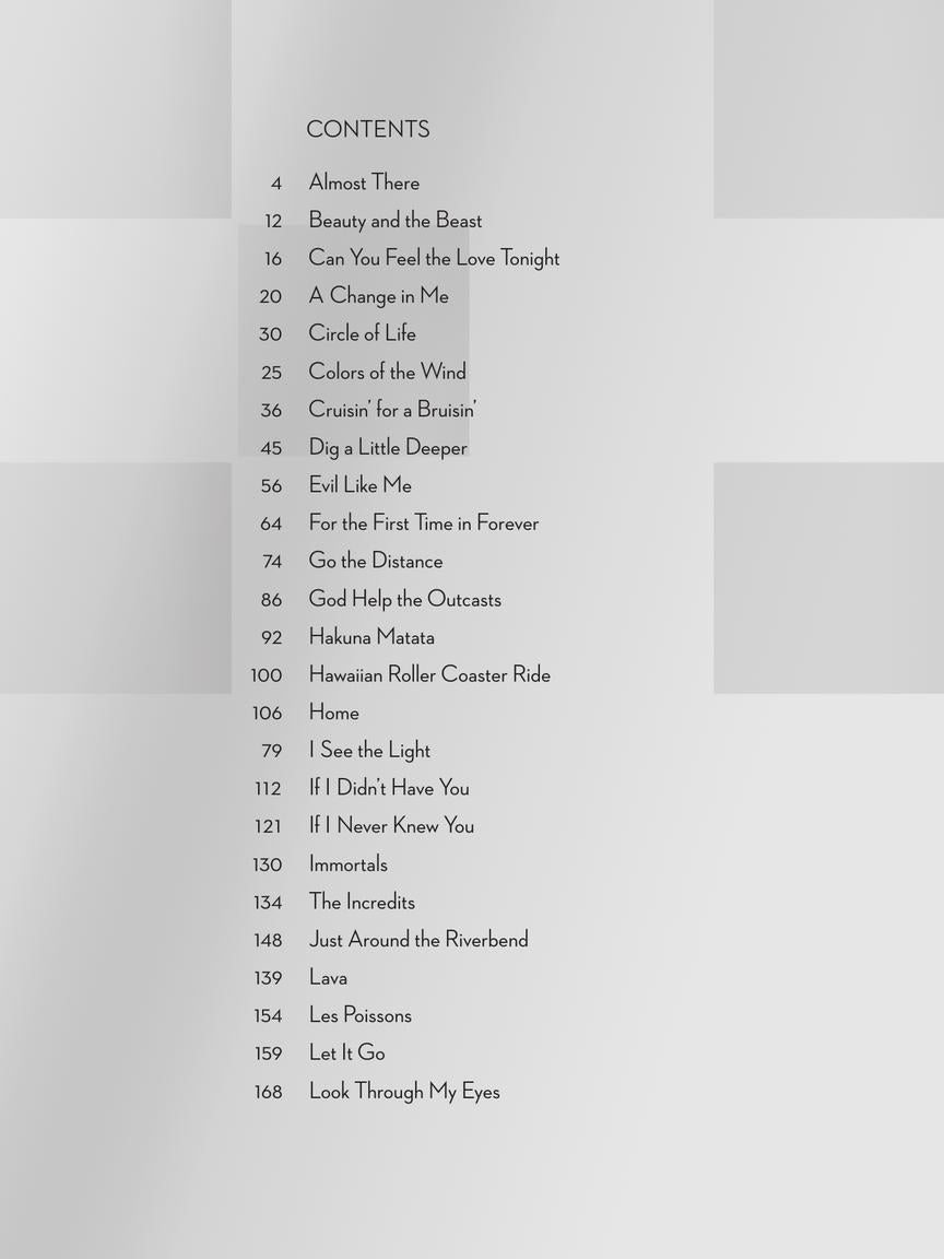 Contemporary Disney - P/V/G 3rd Edition