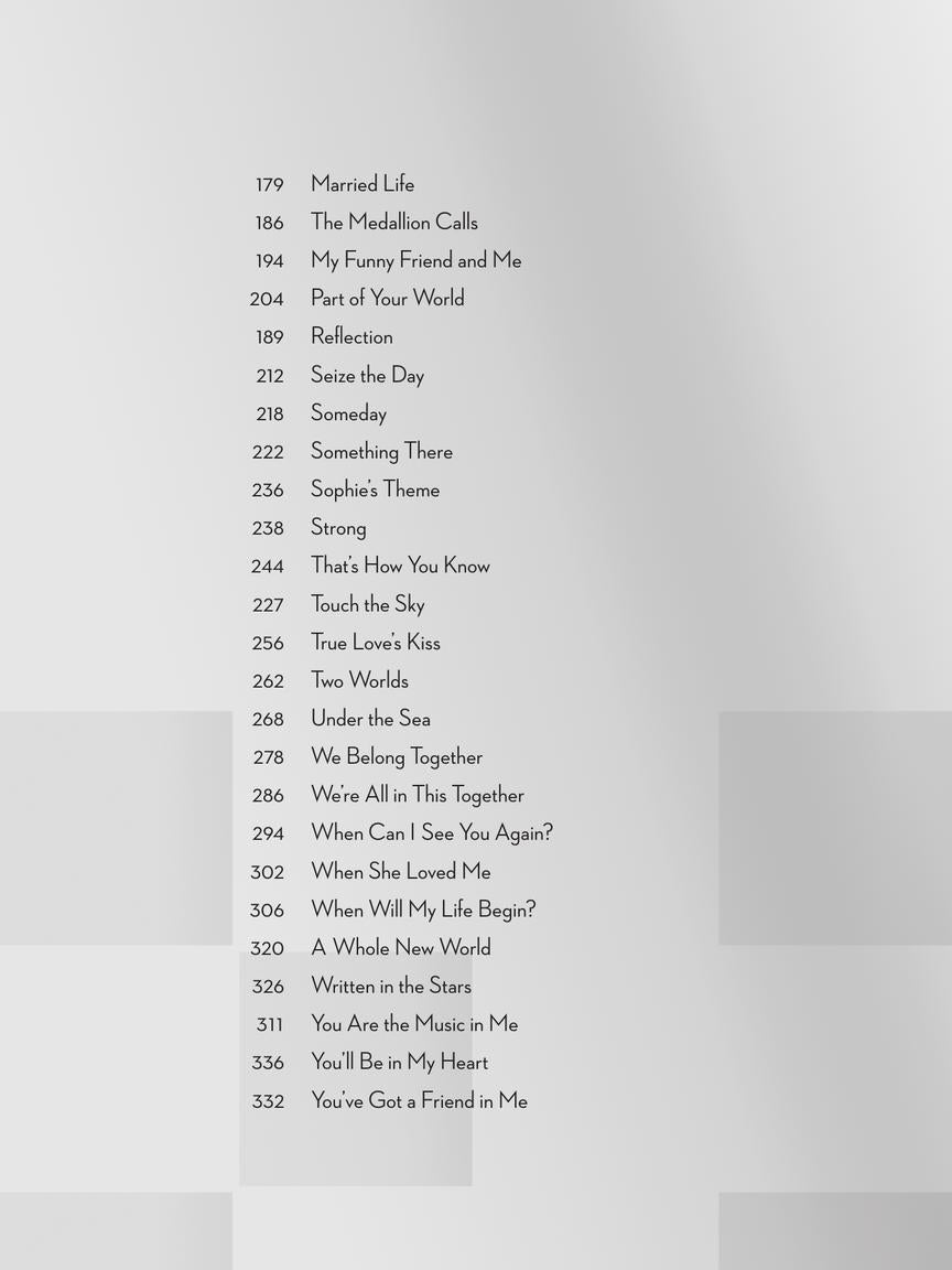 Contemporary Disney - P/V/G 3rd Edition