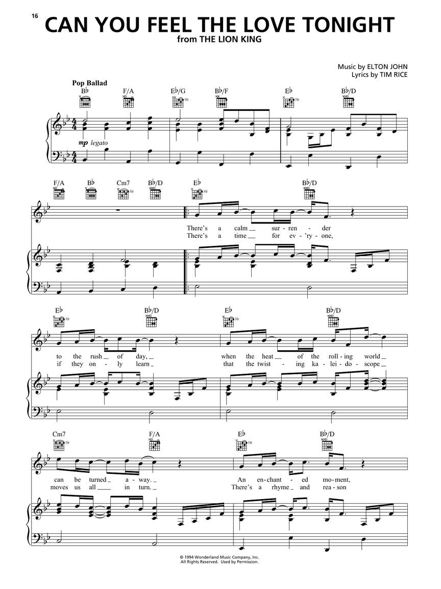 Contemporary Disney - P/V/G 3rd Edition