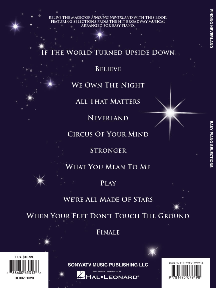 Finding Neverland - Easy Piano Selections