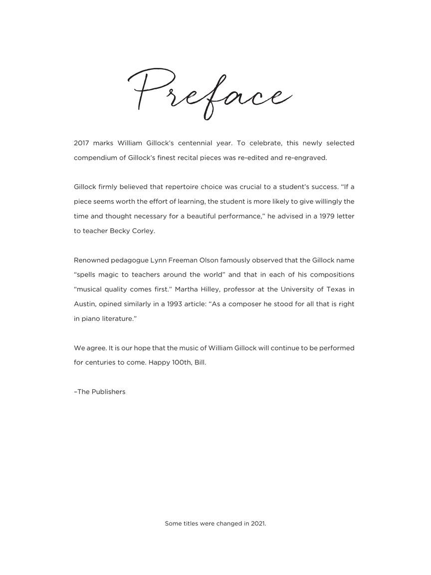 Gillock Recital Collection