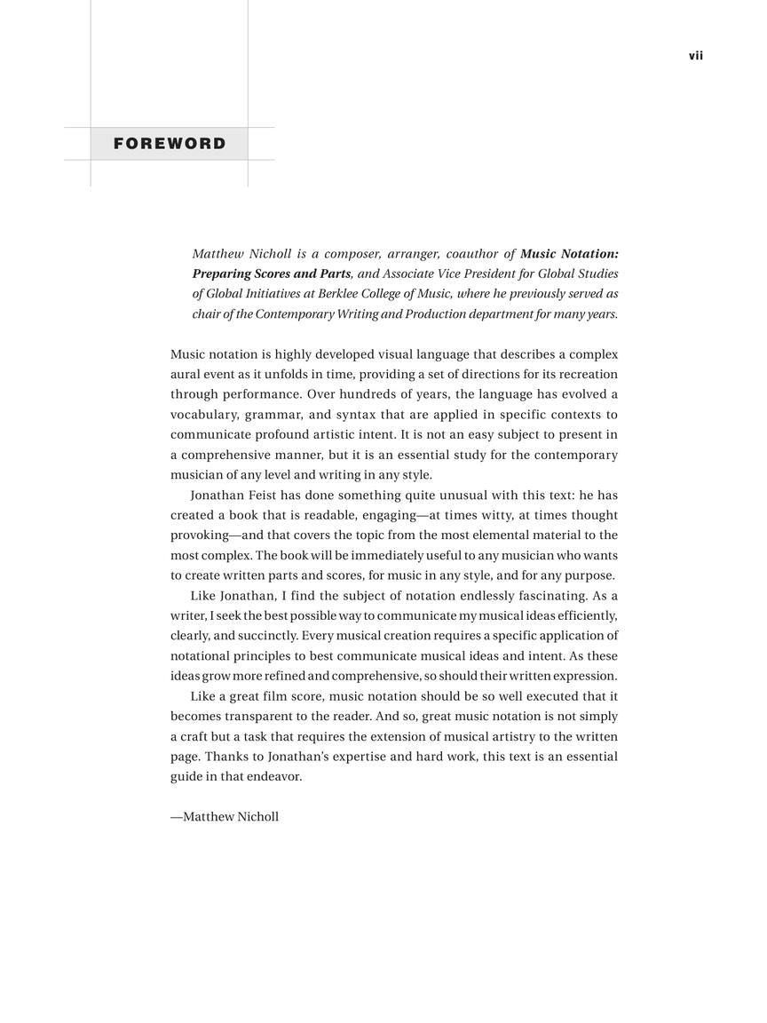 Berklee Contemporary Music Notation