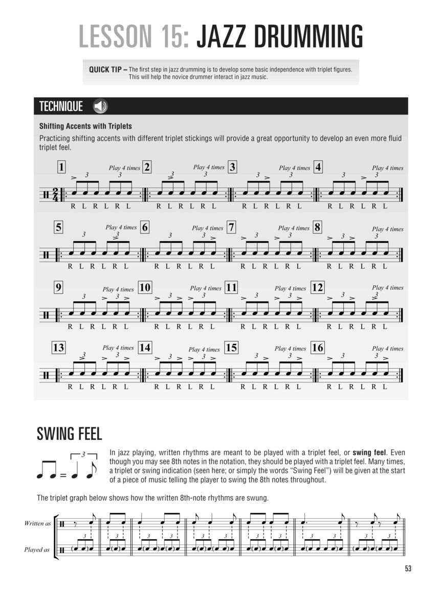 Hal Leonard Drumset Method - Book 1