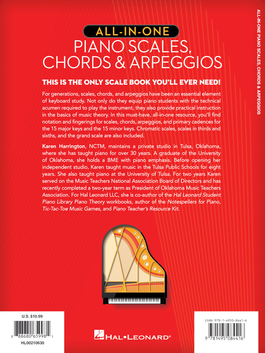 All-in-one Piano Scales, Chords & Arpeggios