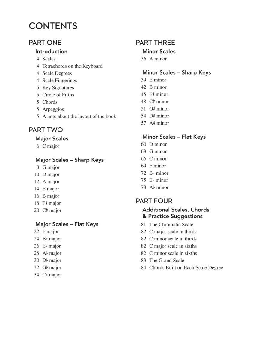 All-in-one Piano Scales, Chords & Arpeggios
