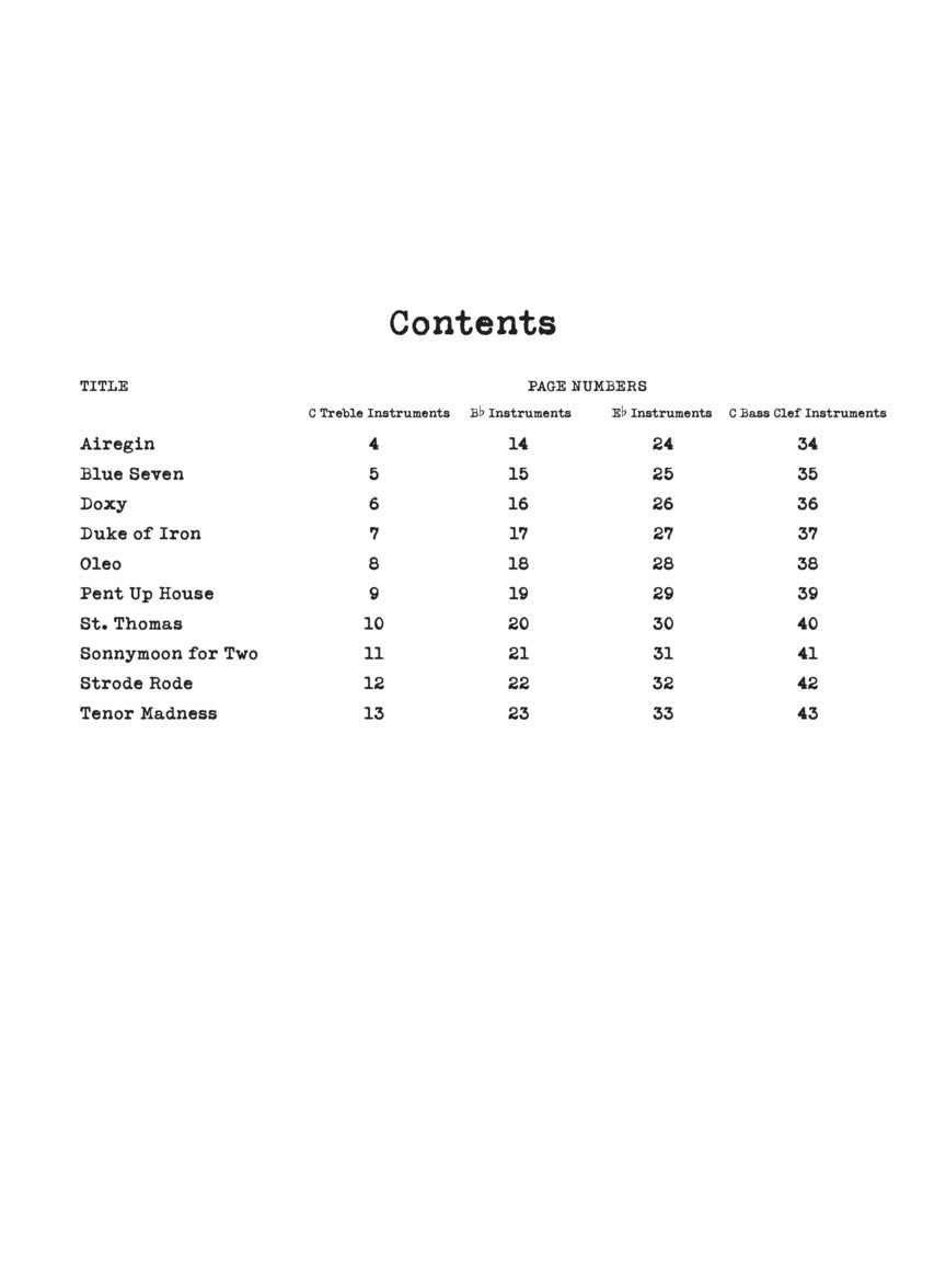 Rollins, Sonny - Play-Along - Real Book Multi-Tracks Vol. 6