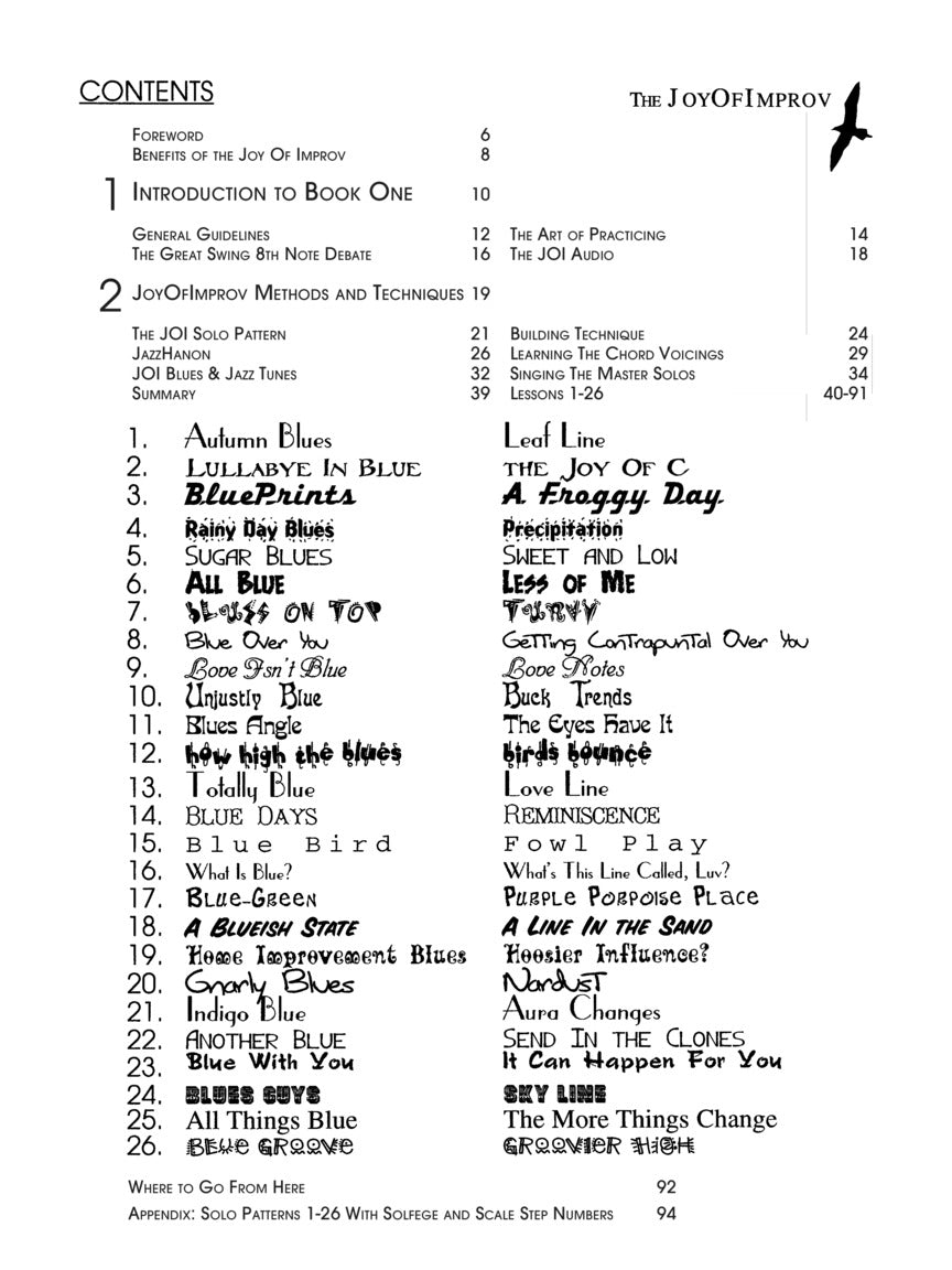 Joy of Improv, Book 1 - Beginning the Foundation