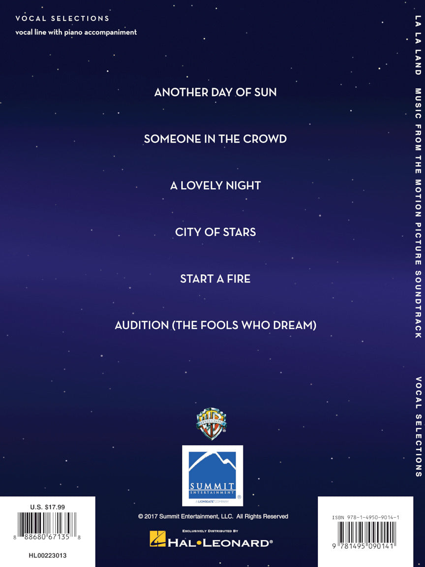 La La Land - Music from the Motion Picture Soundtrack Vocal Selections