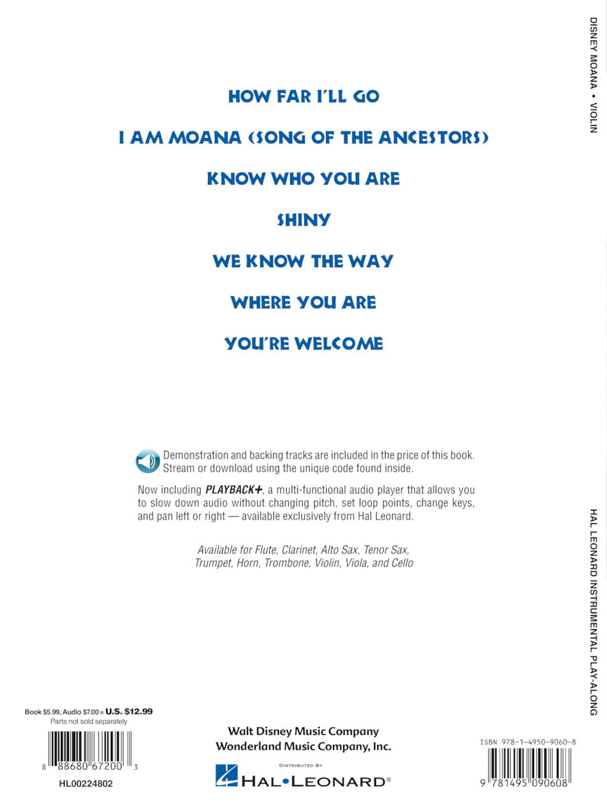 Moana - Instrumental Solos