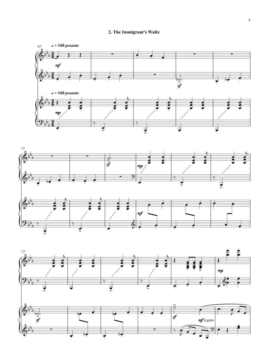 Porter Within the Quota (Ballet Suite) - 2 Pianos/4 Hands - Transcribed by Bolcom and Bennett
