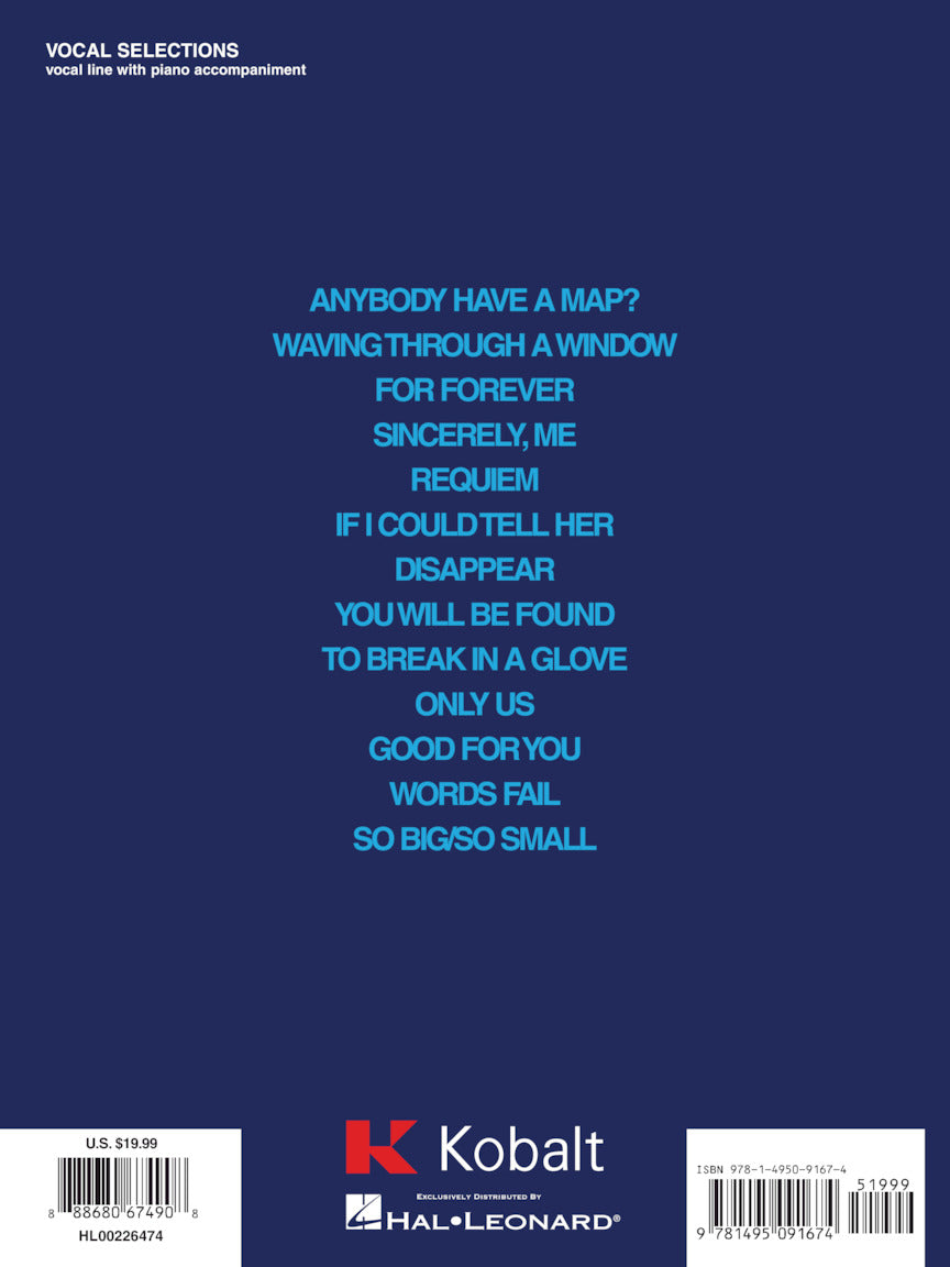 Dear Evan Hansen Vocal Selections