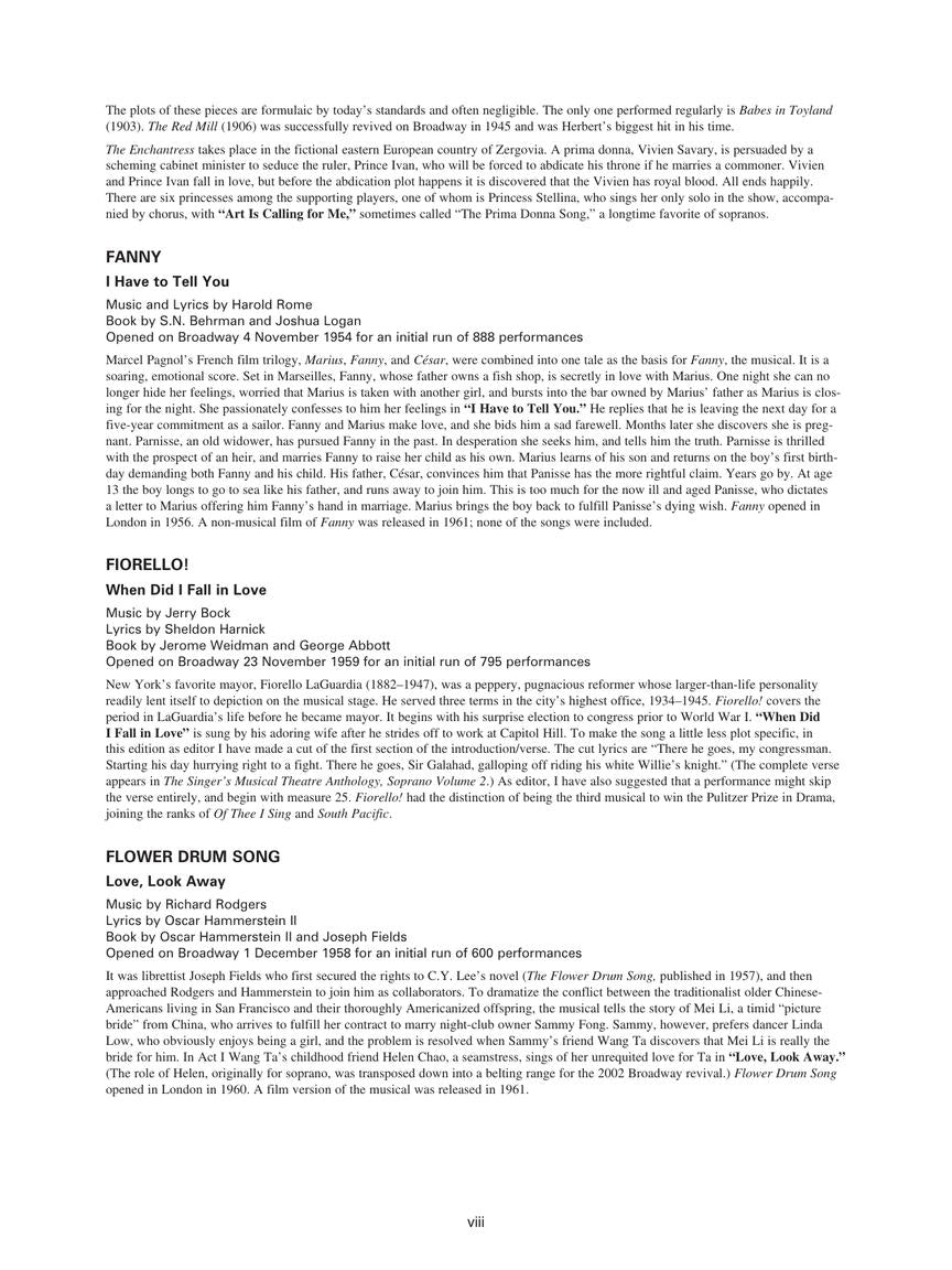 Musical Theatre for Classical Singers: Soprano - Book/Online Audio