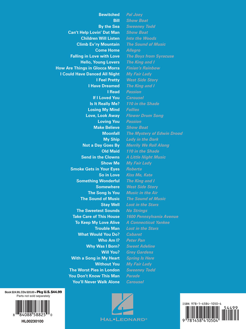 Musical Theatre for Classical Singers - Mezzo-Soprano Book/CD Pack