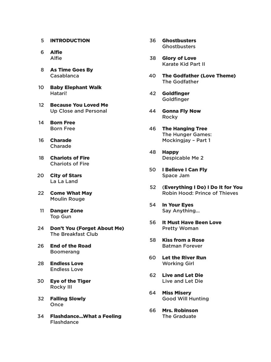 Movie Songs - Super Easy Songbook