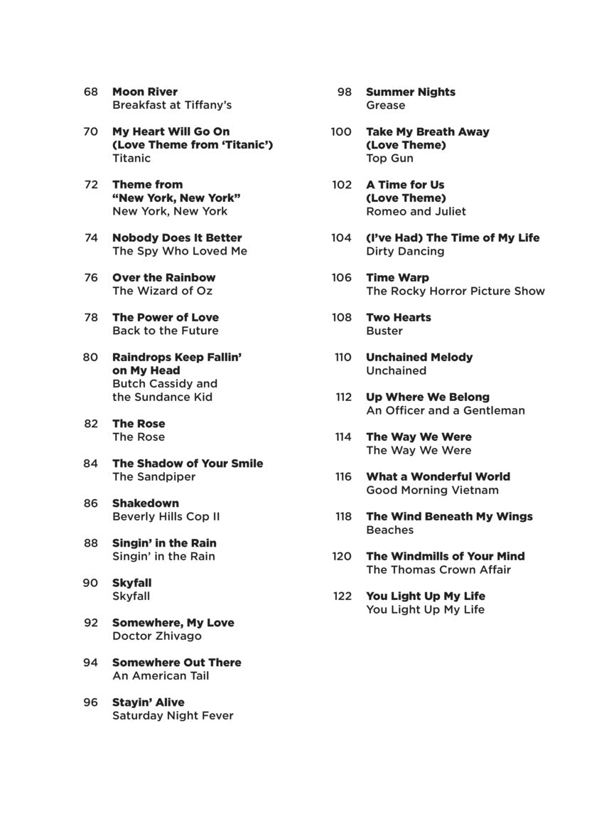 Movie Songs - Super Easy Songbook