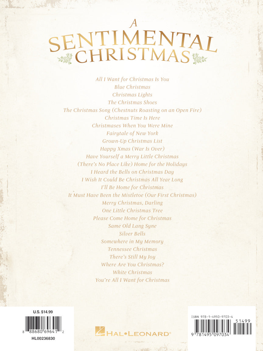 Sentimental Christmas Book