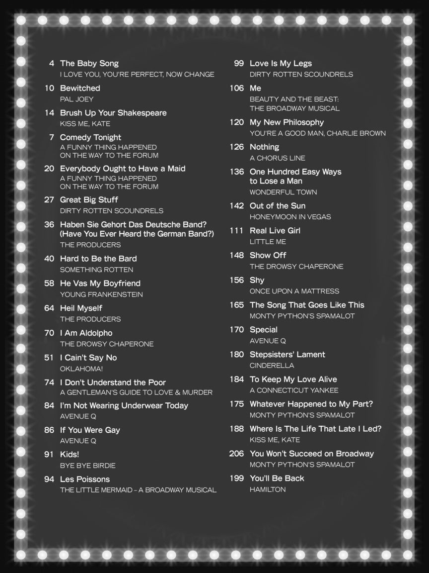 Best Broadway Comedy Songs, The