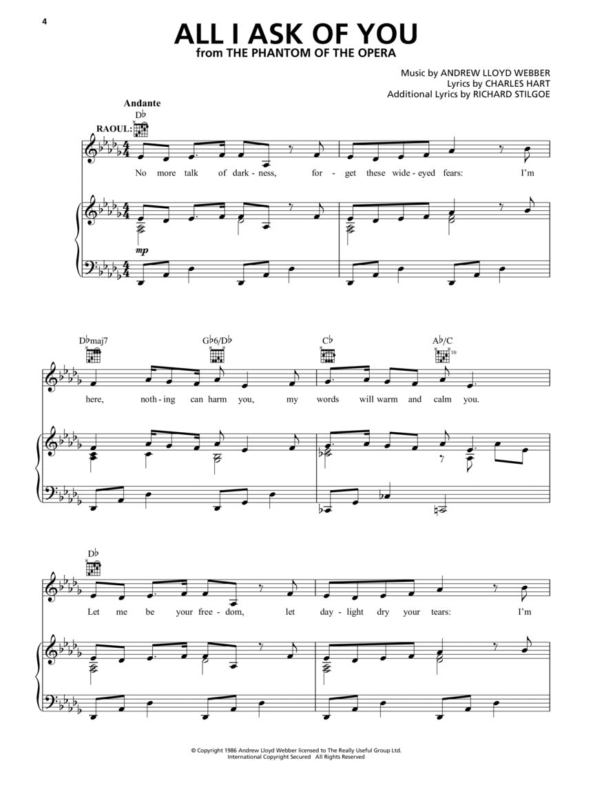 Lloyd Webber, Andrew - Sheet Music Collection