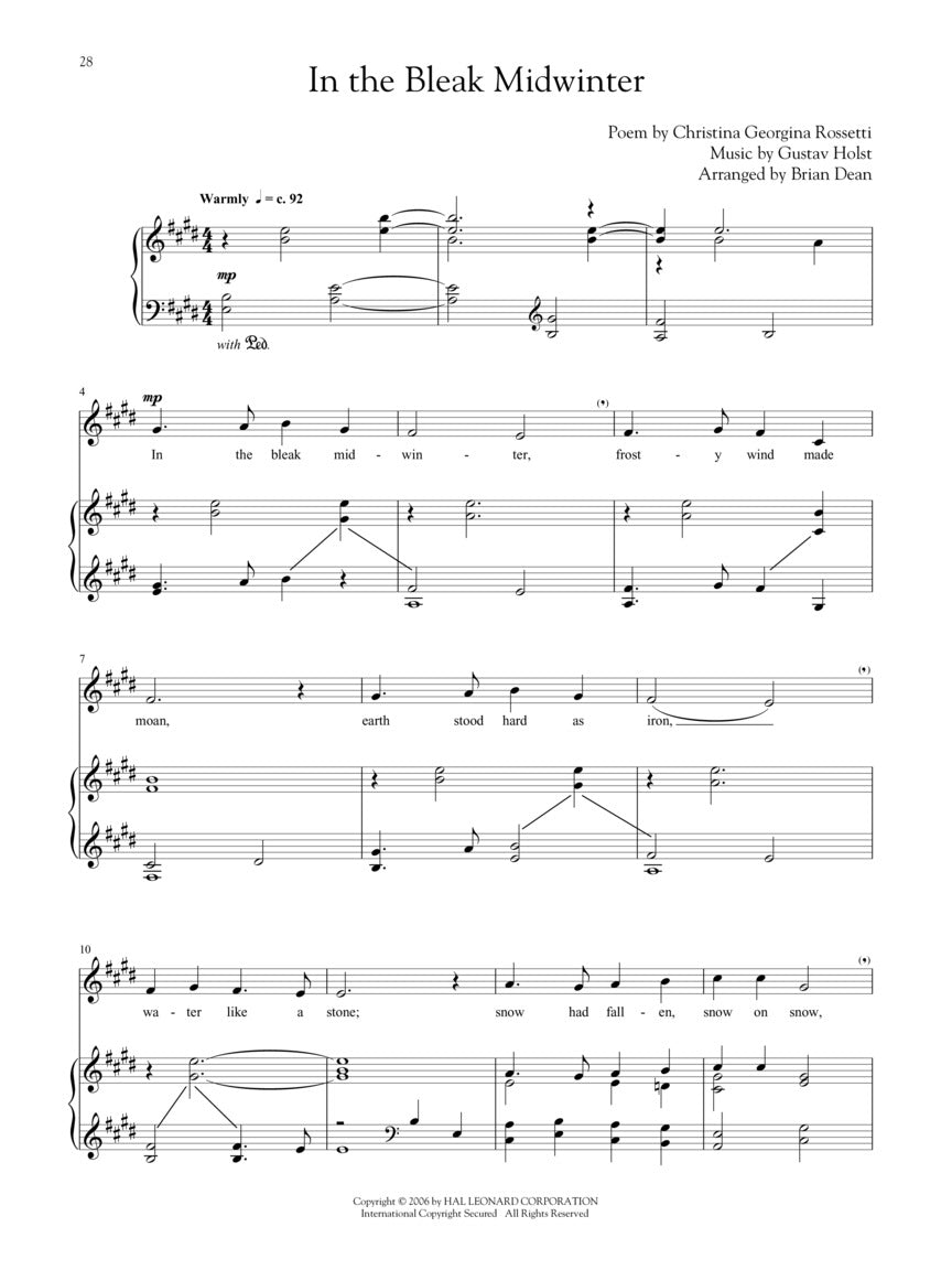 Christmas Songs and Carols for Classical Singers