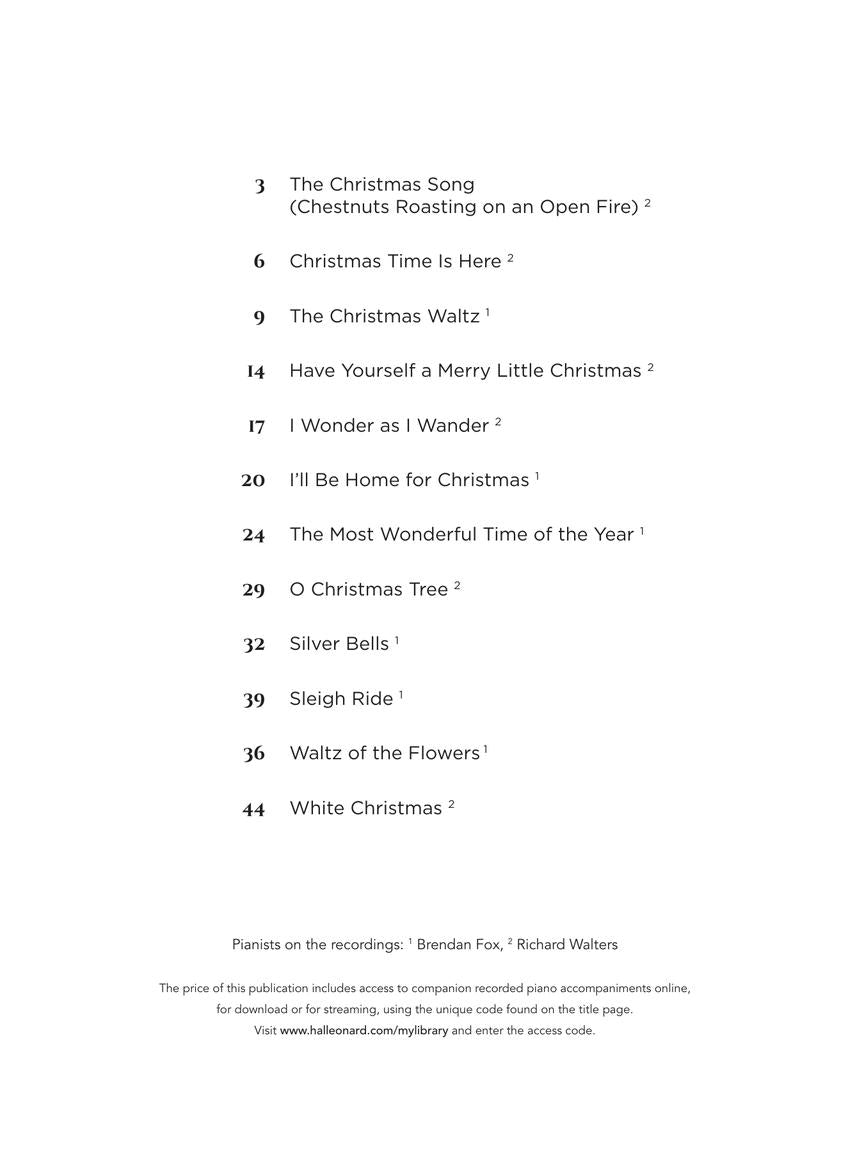 Christmas Songs for Classical Players – Clarinet and Piano