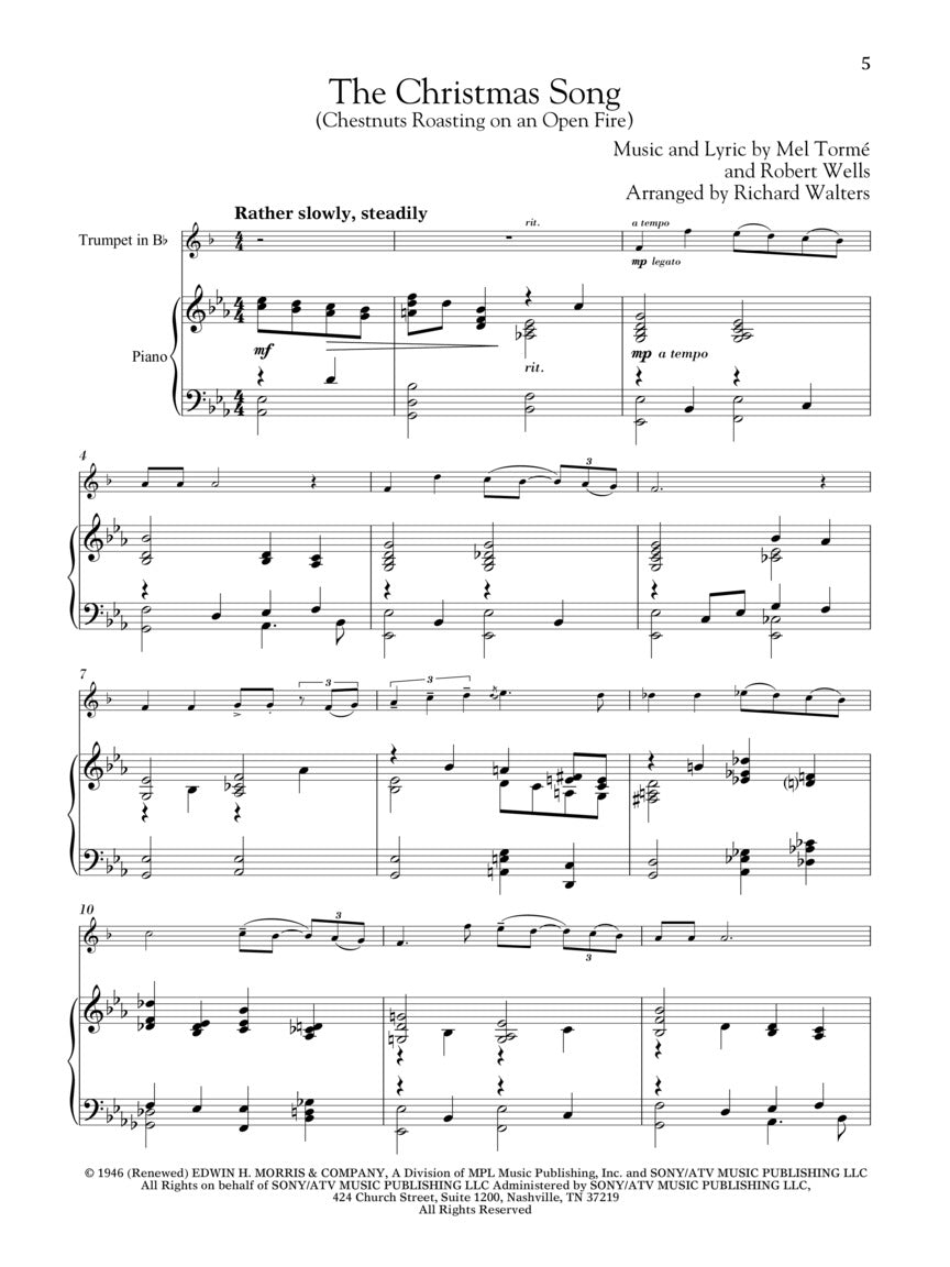 Christmas Classics for Trumpet and Piano