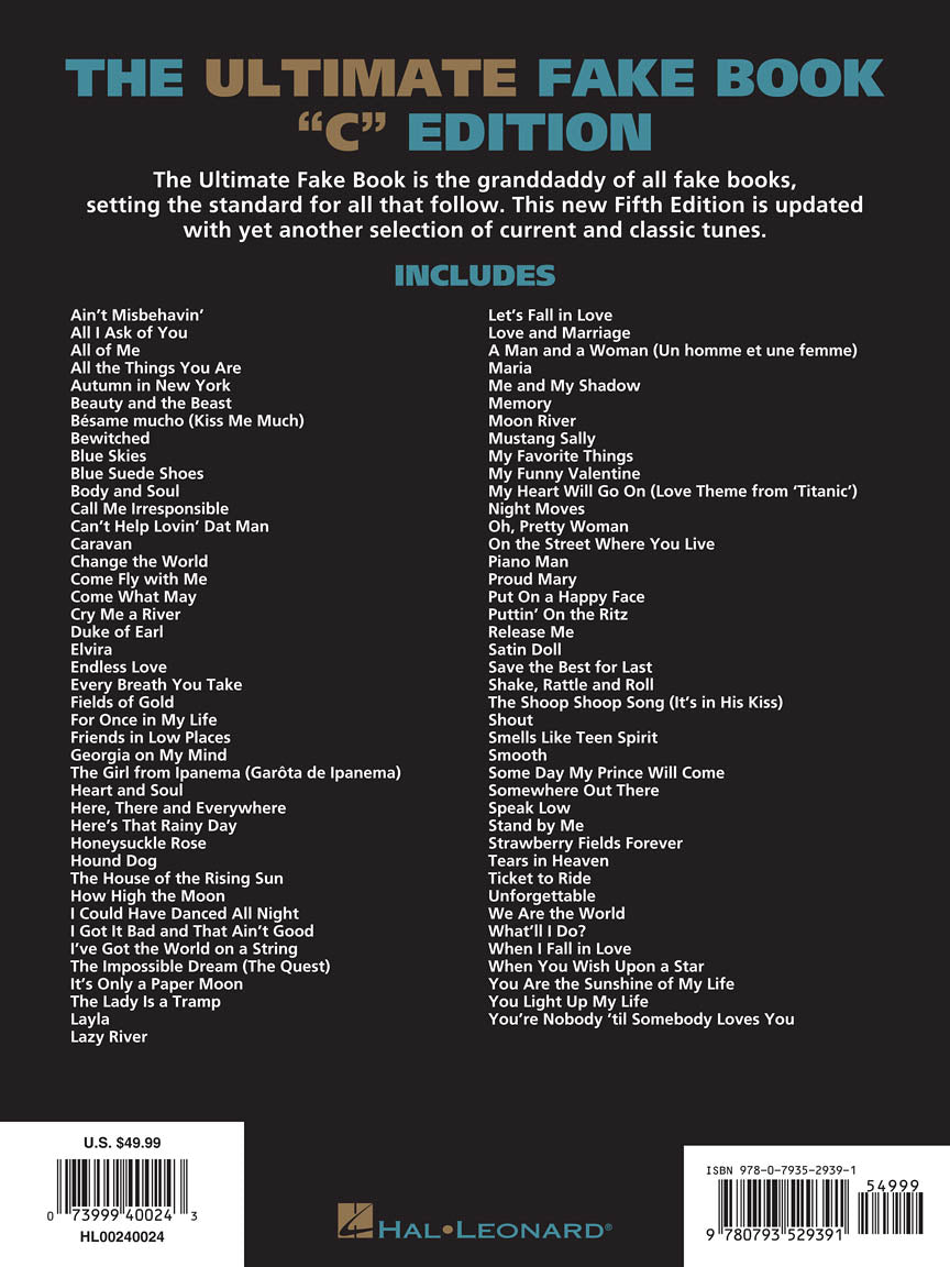 Ultimate Fake Book - C Edition