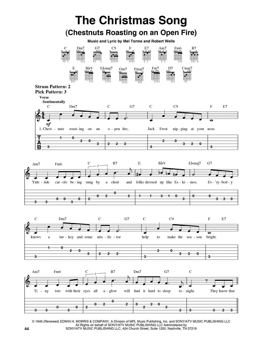 The Best Christmas Guitar Fake Book Ever – 3rd Edition
